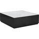 Selah 47.25 X 47.25 inch White / Black Coffee Table